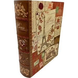 Tri-Coastal Design Paris Eiffel Tower Book Box Hidden Storage Secret Safe Used